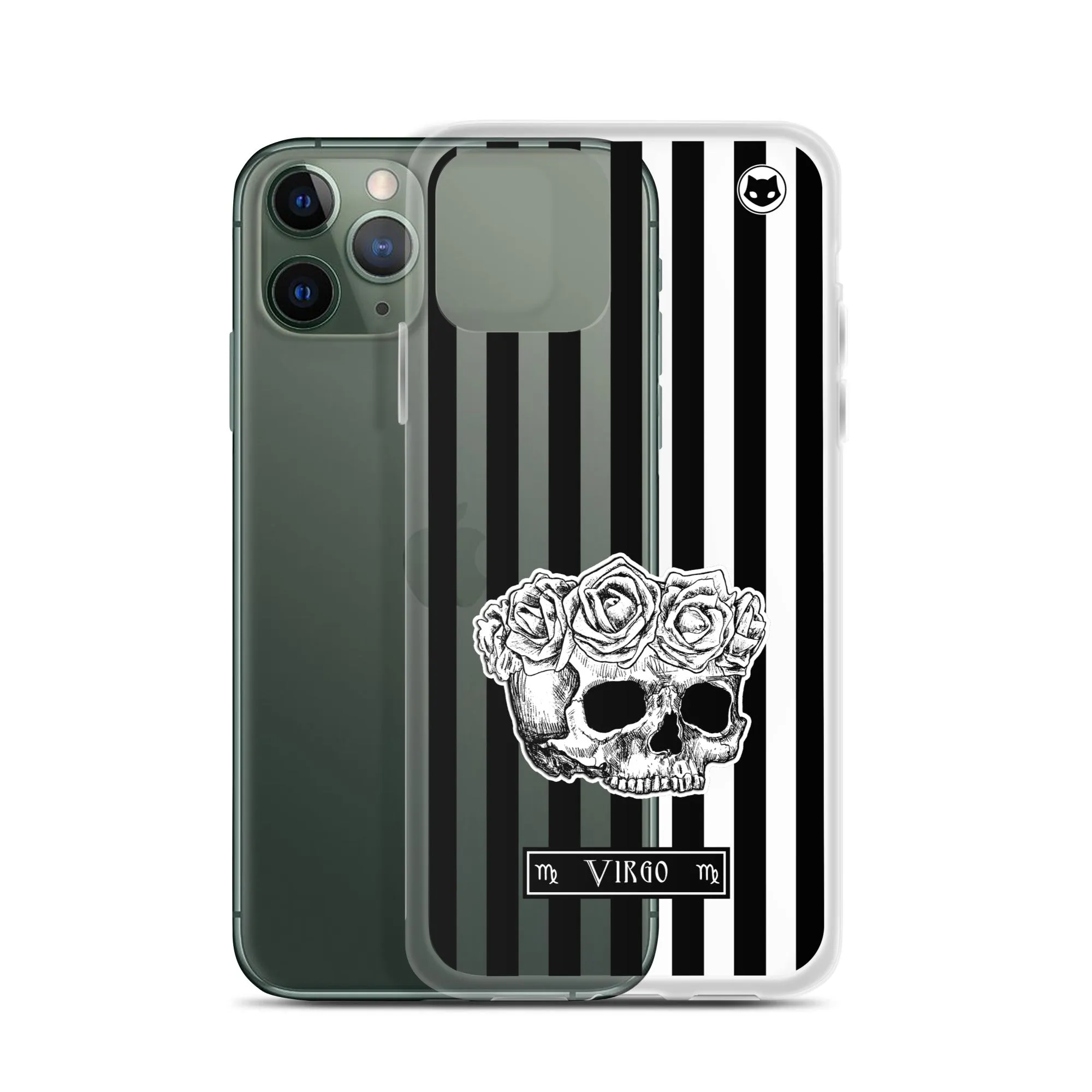 Virgo Zodiac iPhone Case (Clear)
