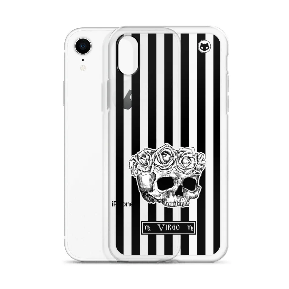 Virgo Zodiac iPhone Case (Clear)