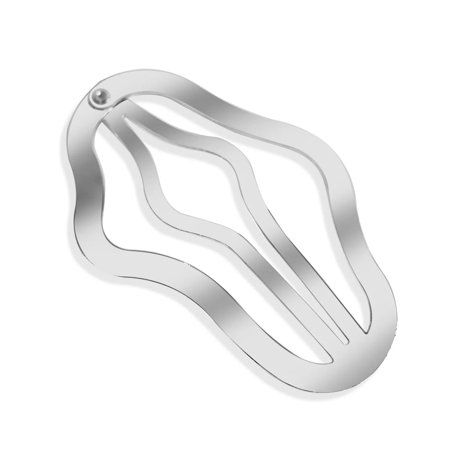 Wavy Cloud Metal Hair Clip