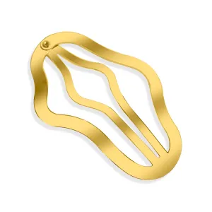 Wavy Cloud Metal Hair Clip