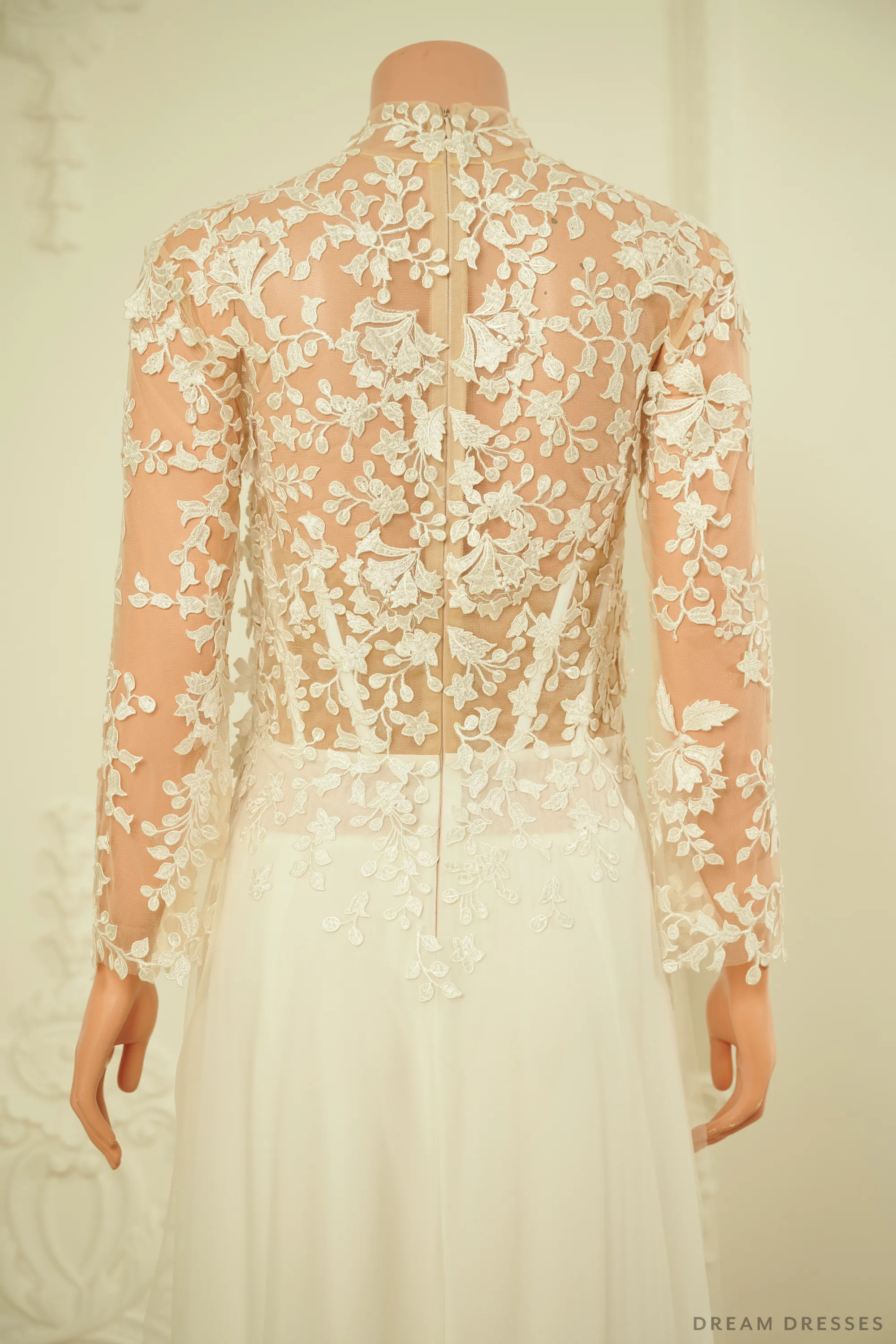White Bridal Ao Dai | Modern Vietnamese Wedding Dress (#ELOISA)