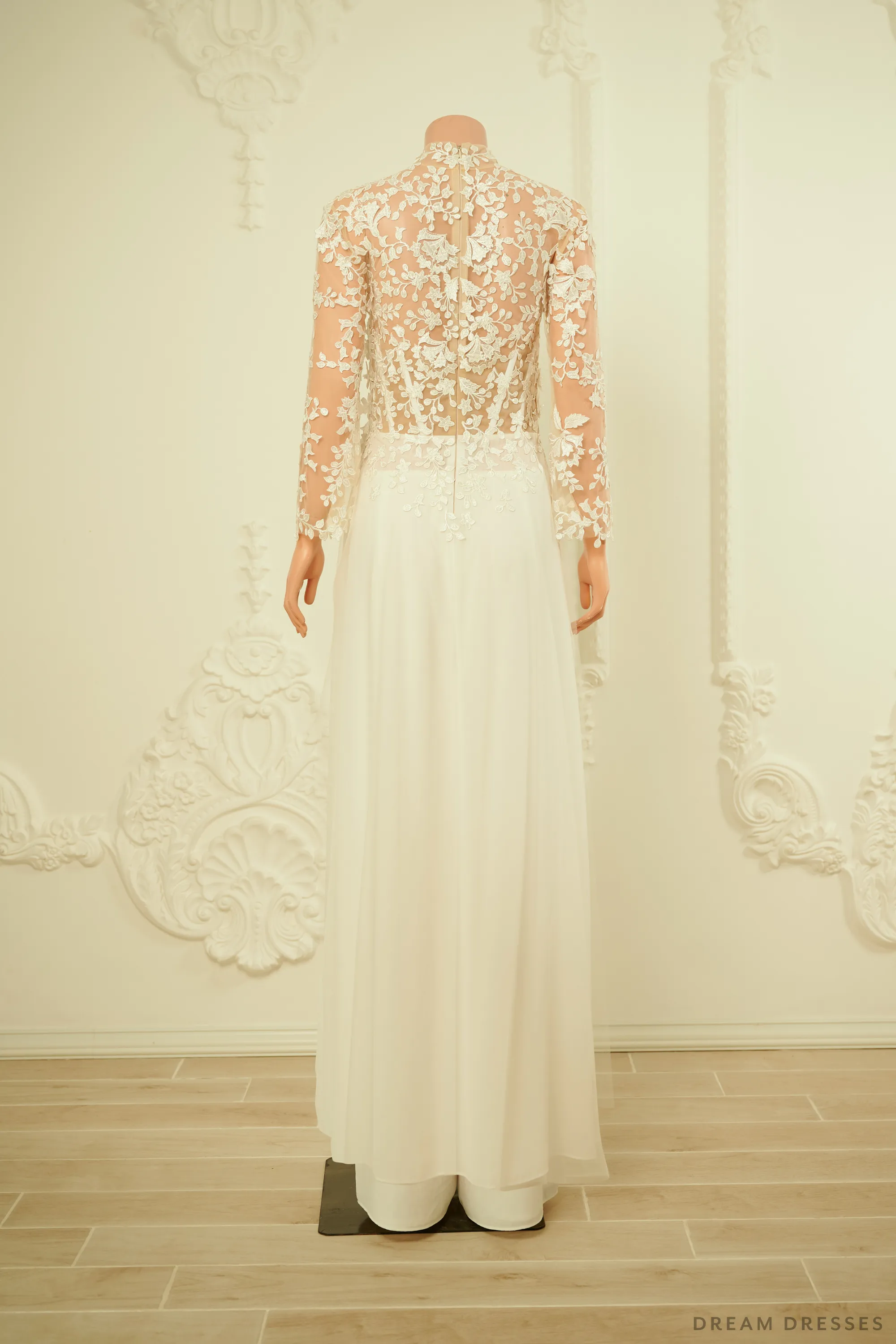 White Bridal Ao Dai | Modern Vietnamese Wedding Dress (#ELOISA)