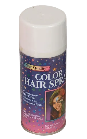 White Hairspray