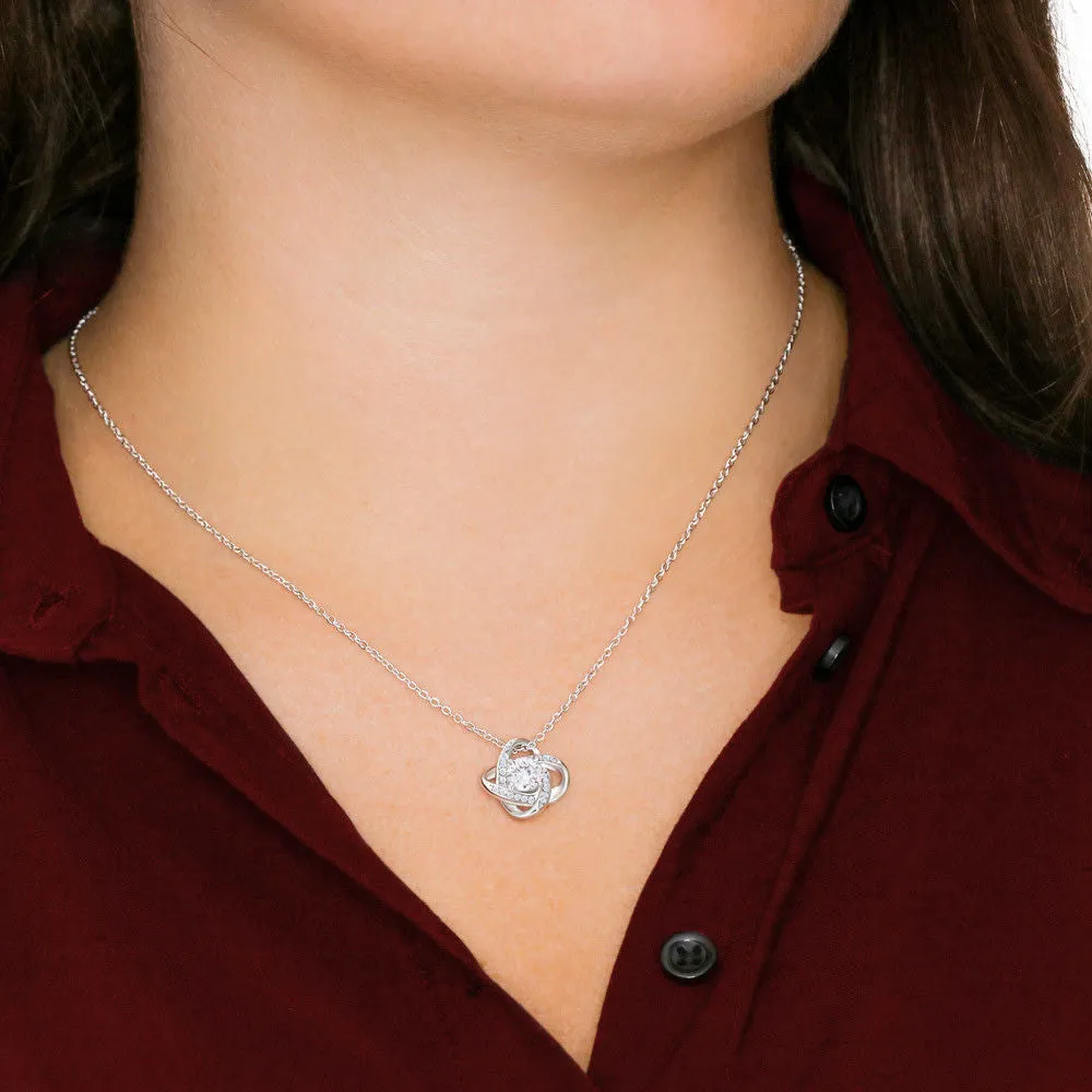 Wife Anniversary Gift, Skeleton Lovers Message Card Jewelry Necklace