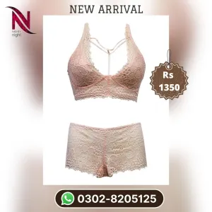 Windsor Padded Lace Design Bralette Bra Panty Sets
