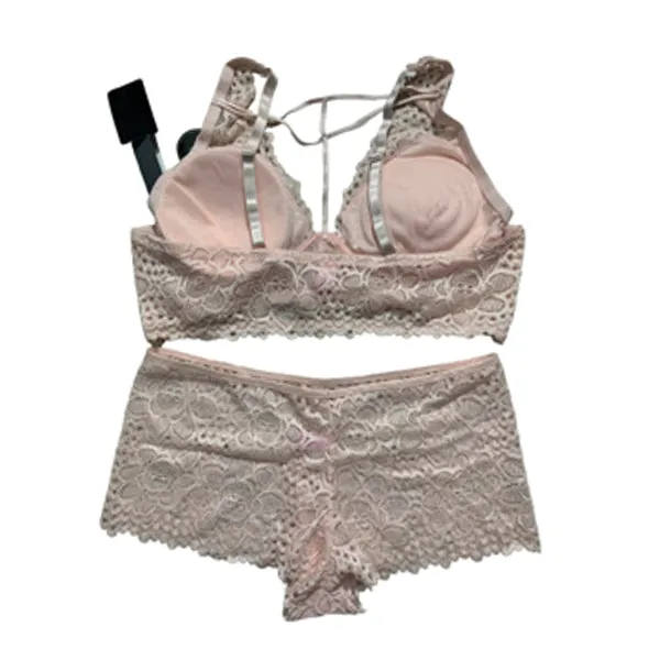 Windsor Padded Lace Design Bralette Bra Panty Sets