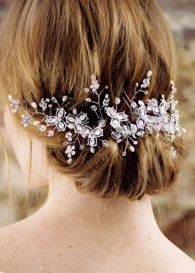 Wisteria Gold Band Hairpiece