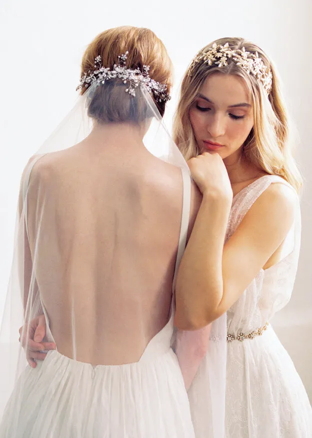 Wisteria Gold Band Hairpiece