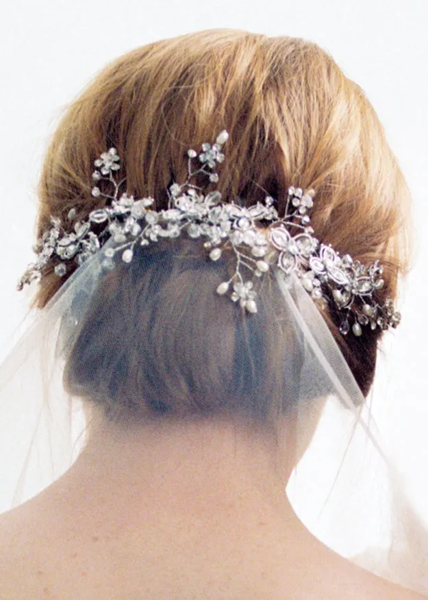 Wisteria Gold Band Hairpiece