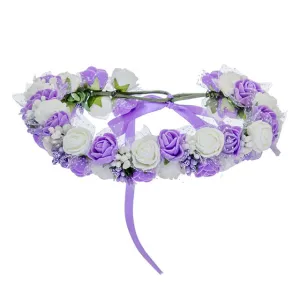 Women Bezel Flowers on Head