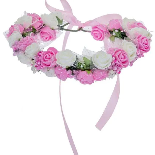 Women Bezel Flowers on Head