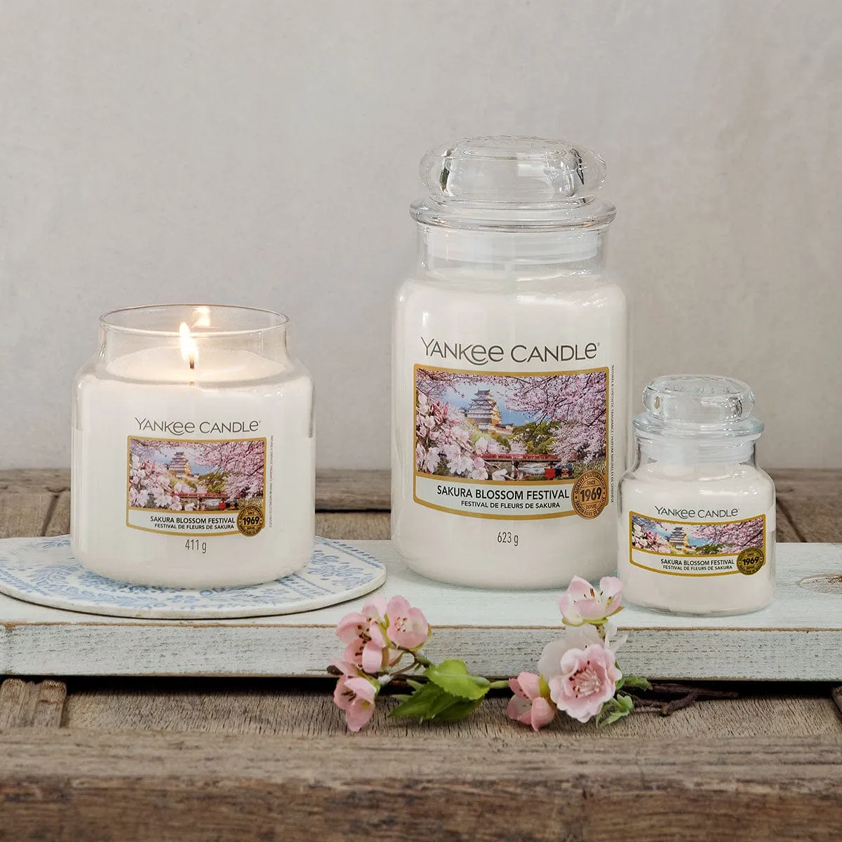 Yankee Candle Medium Jar Sakura Blossom Festival Classic 411g